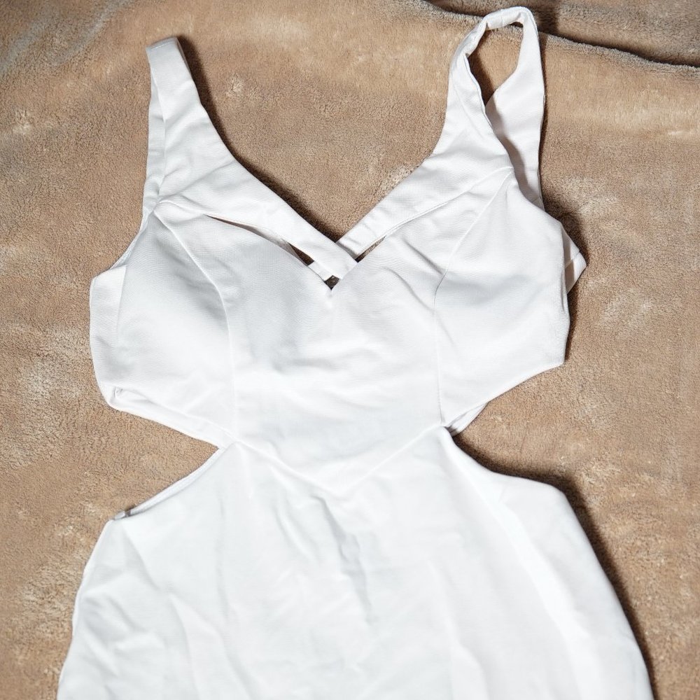 Micro dress with cutout sides